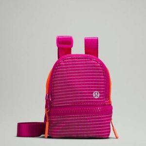 NWT Lululemon Athletica City Adventurer Nano Crossbody Bag in Pink Lychee